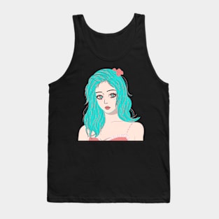 Girls Vector Art Tank Top